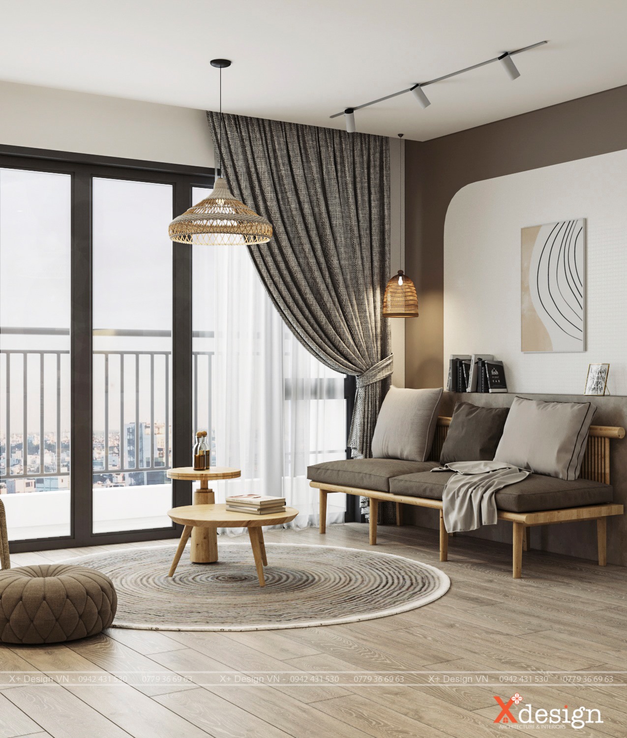 3D Interior Model Kitchen Living room 0240 Scene 3dsmax