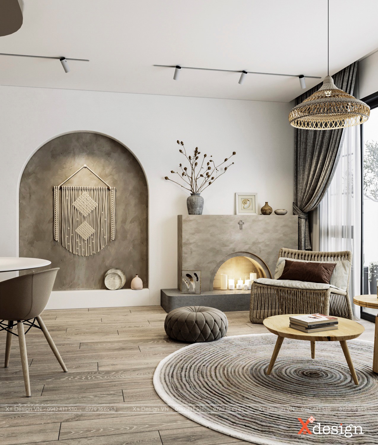 3D Interior Model Kitchen Living room 0240 Scene 3dsmax