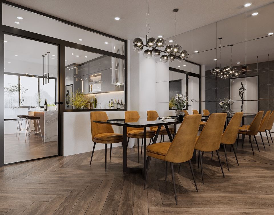 3D Interior Model Kitchen Living room 0242 Scene 3dsmax