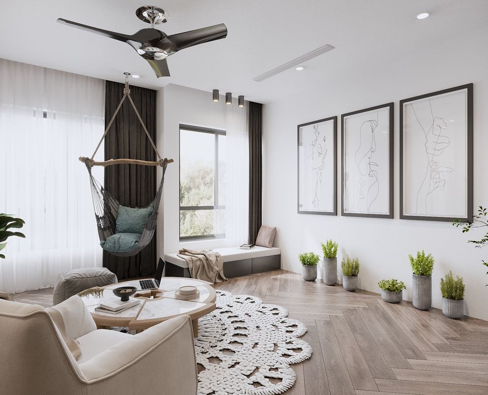 3D Interior Model Kitchen Living room 0242 Scene 3dsmax