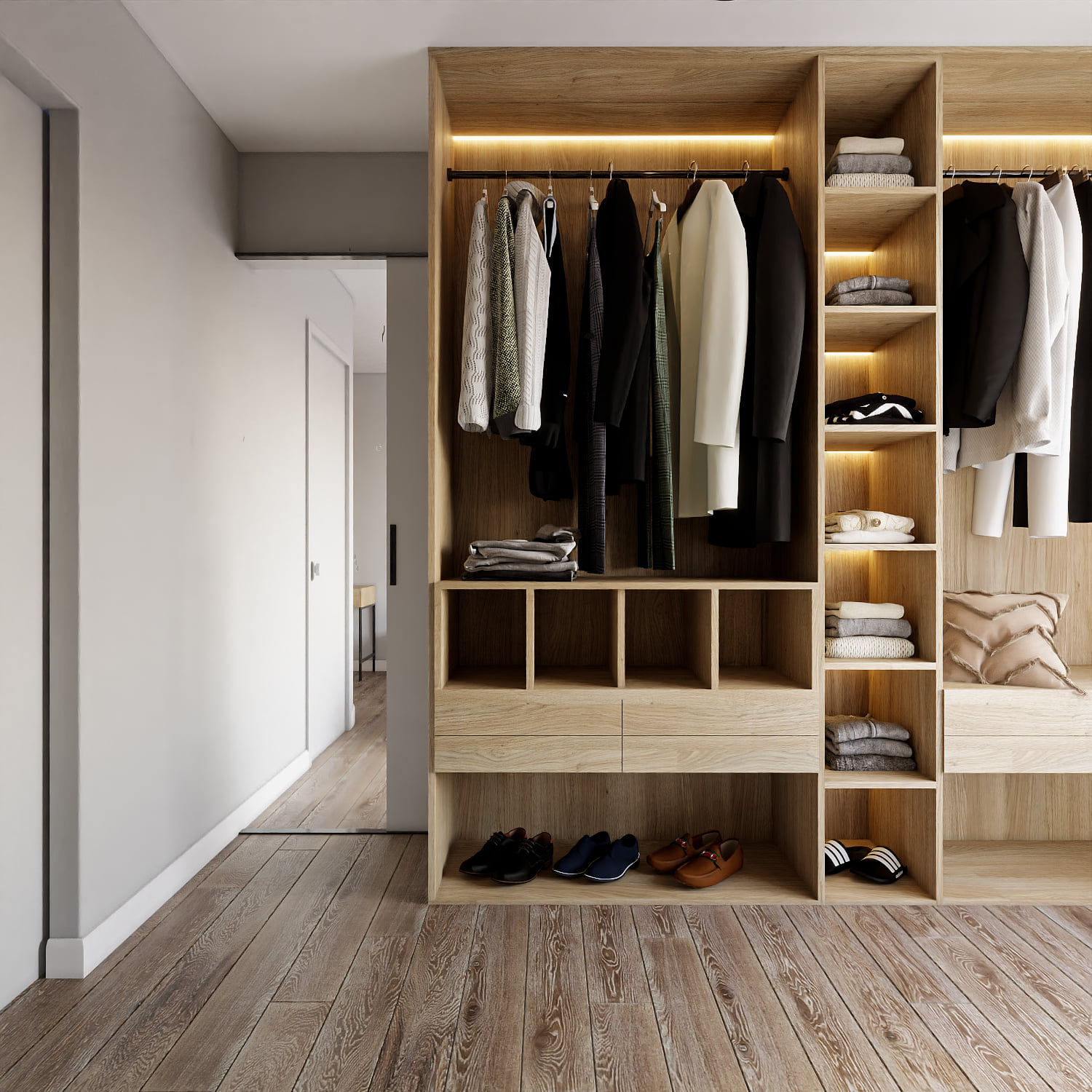 3D Interior Model Kitchen Living room 0253 Scene 3dsmax