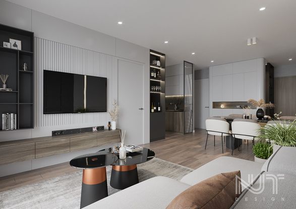 3D Interior Model Kitchen Living room 0255 Scene 3dsmax