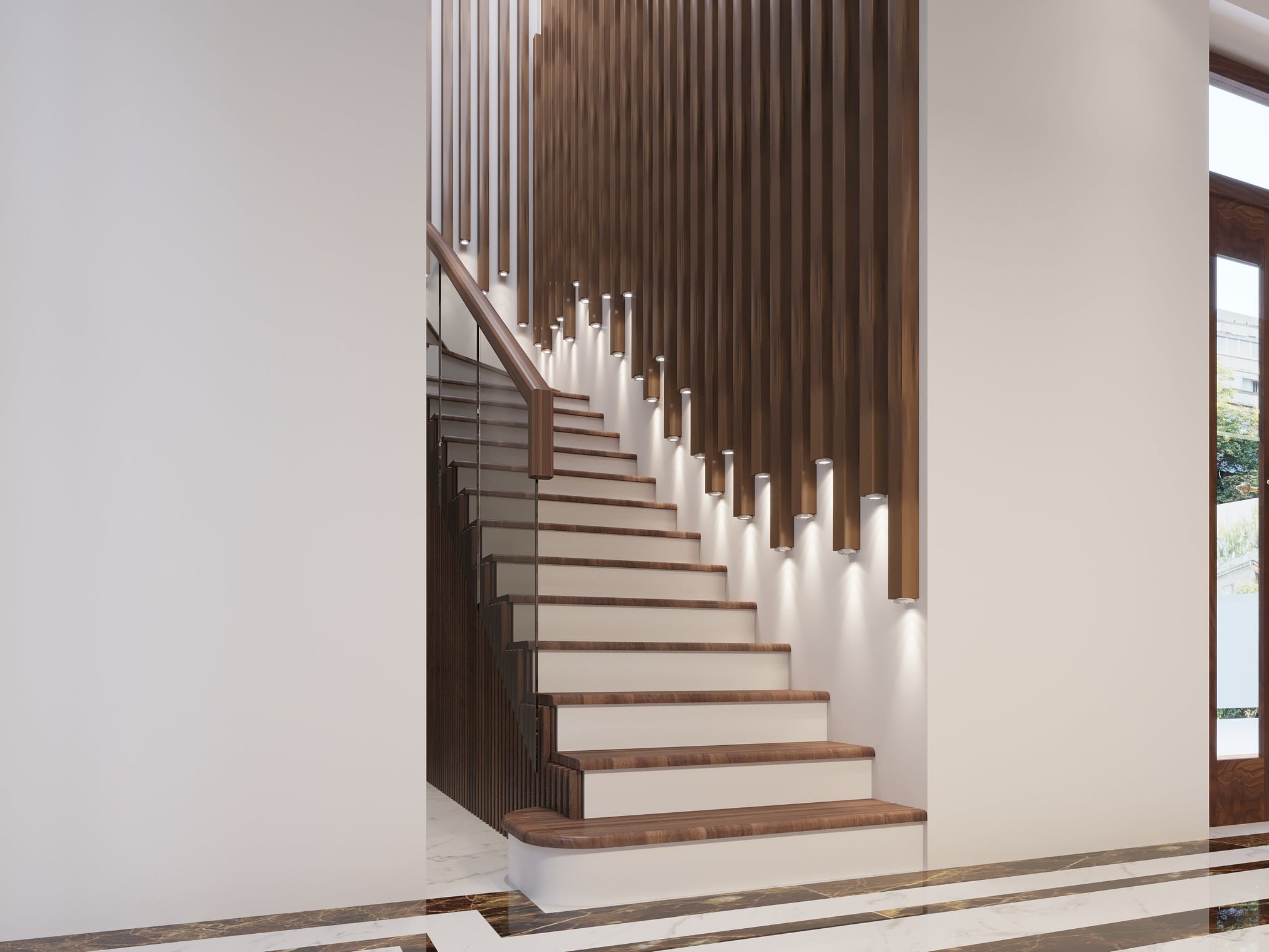 3D Interior Model Kitchen Living room 0259 Scene 3dsmax