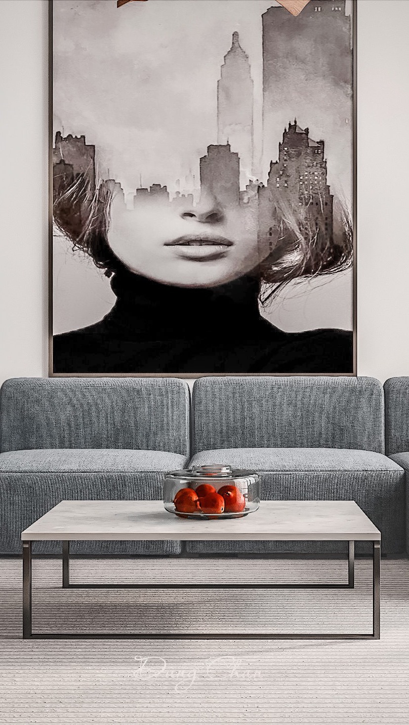 3D Interior Model Kitchen Living room 0261 Scene 3dsmax