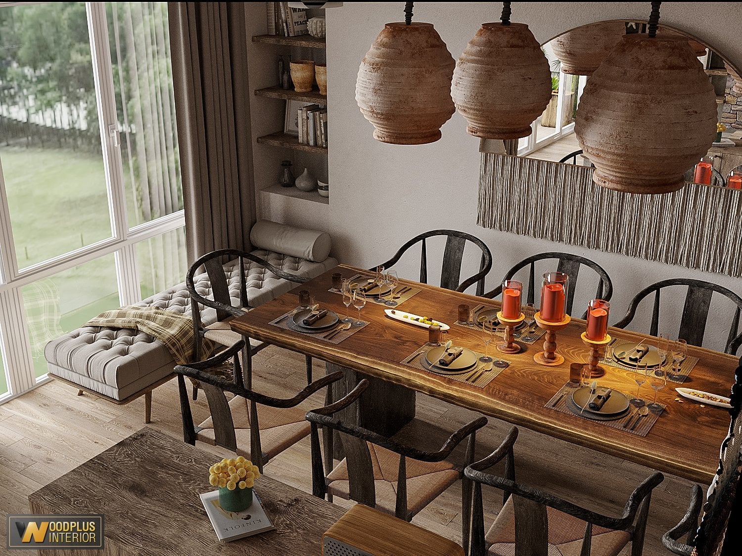 3D Interior Model Kitchen Living room 0263 Scene 3dsmax