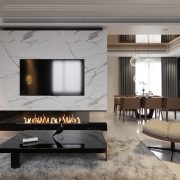 3D Interior Model Kitchen Living room 0265 Scene 3dsmax
