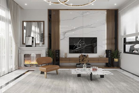 3D Interior Model Kitchen Living room 0276 Scene 3dsmax