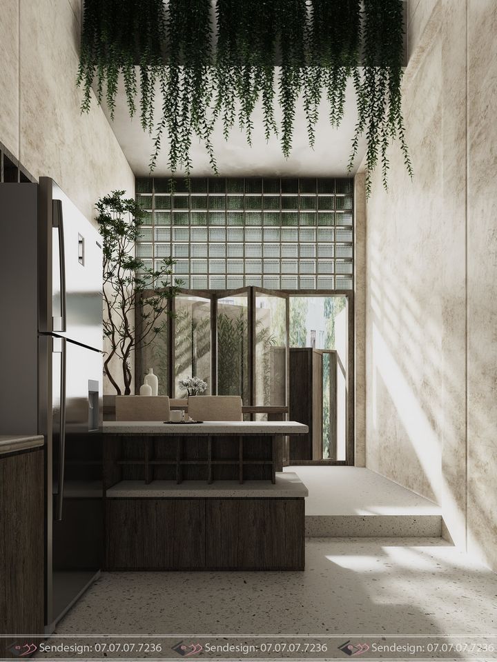 3D Interior Model Kitchen Living room 0280 Scene 3dsmax