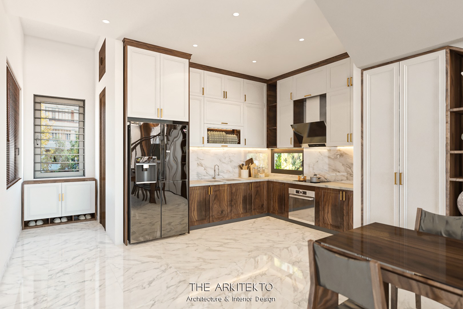 3D Interior Model Kitchen Living room 0283 Scene 3dsmax