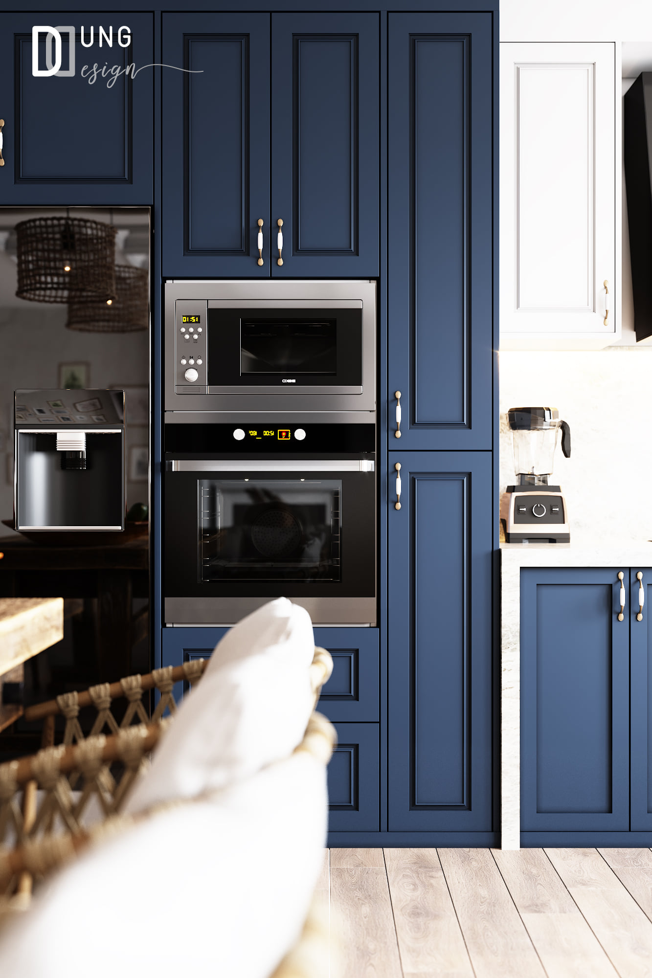 3D Interior Model Kitchen Living room 0285 Scene 3dsmax