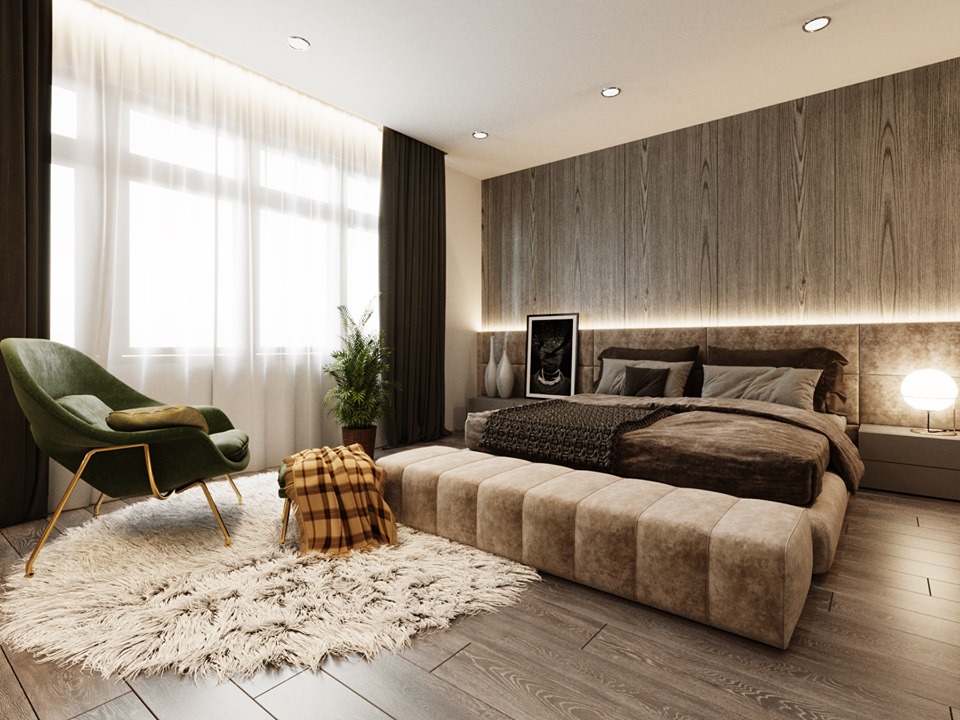 3D Interior Model Bed Room 0155 Scene 3dsmax