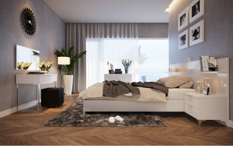 3D Interior Model Bed Room 0201 Scene 3dsmax