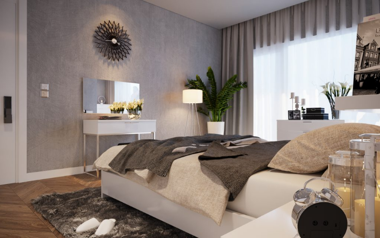 3D Interior Model Bed Room 0201 Scene 3dsmax