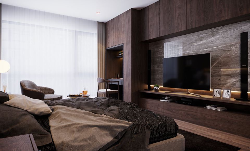 3D Interior Model Bed Room 0208 Scene 3dsmax