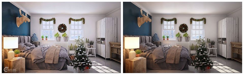 3D Interior Model Bed Room 0214 Scene 3dsmax