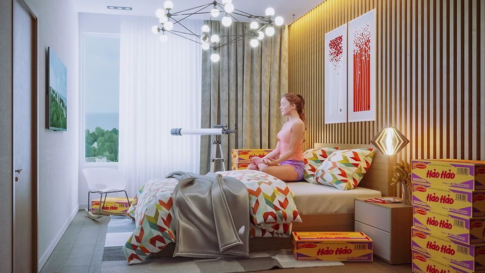 3D Interior Model Bed Room 0220 Scene 3dsmax