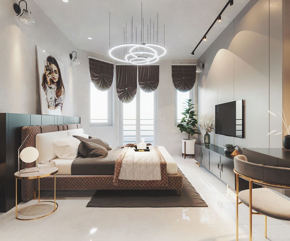 3D Interior Model Bed Room 0227 Scene 3dsmax