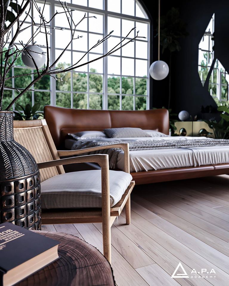 3D Interior Model Bed Room 0229 Scene 3dsmax