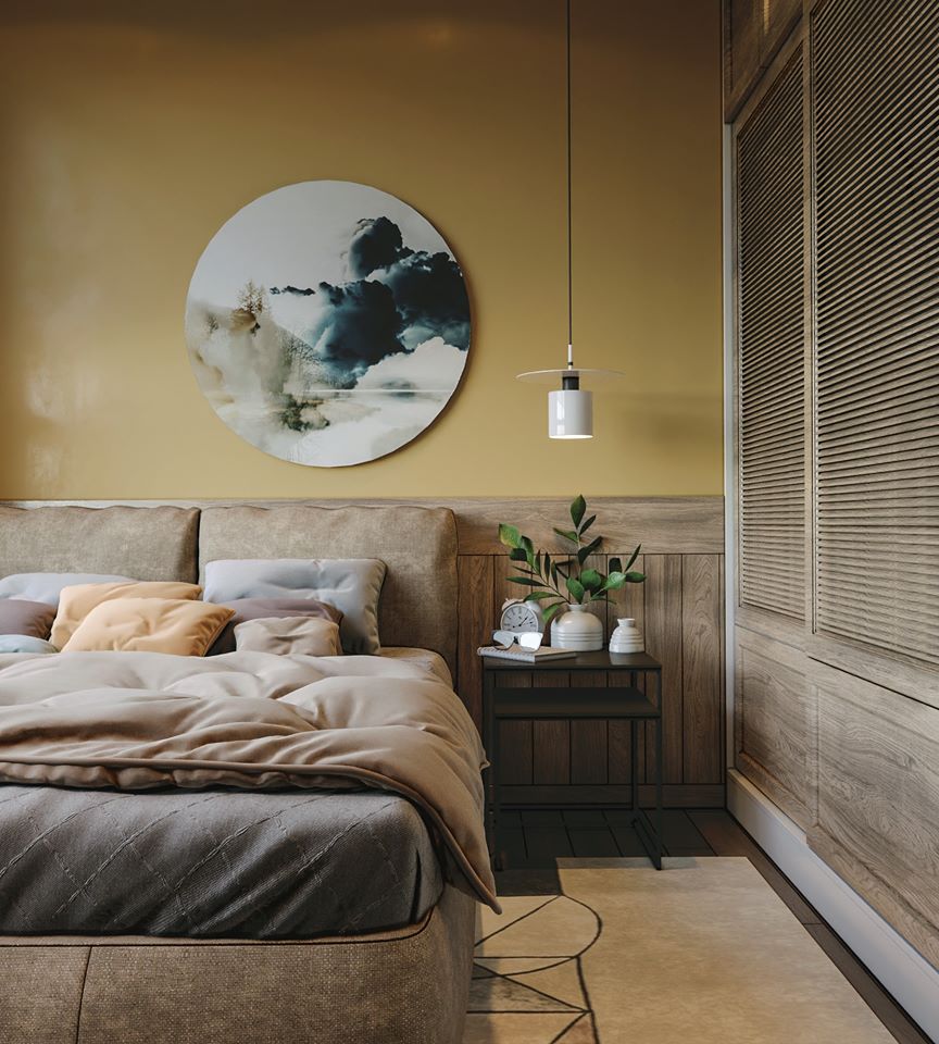 3D Interior Model Bed Room 0240 Scene 3dsmax