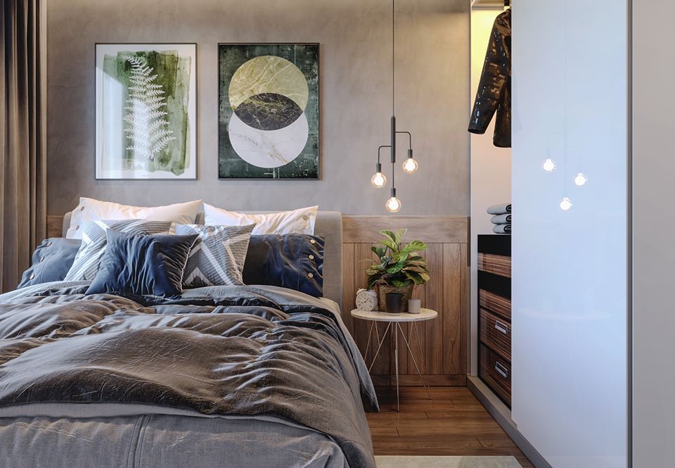 3D Interior Model Bed Room 0240 Scene 3dsmax