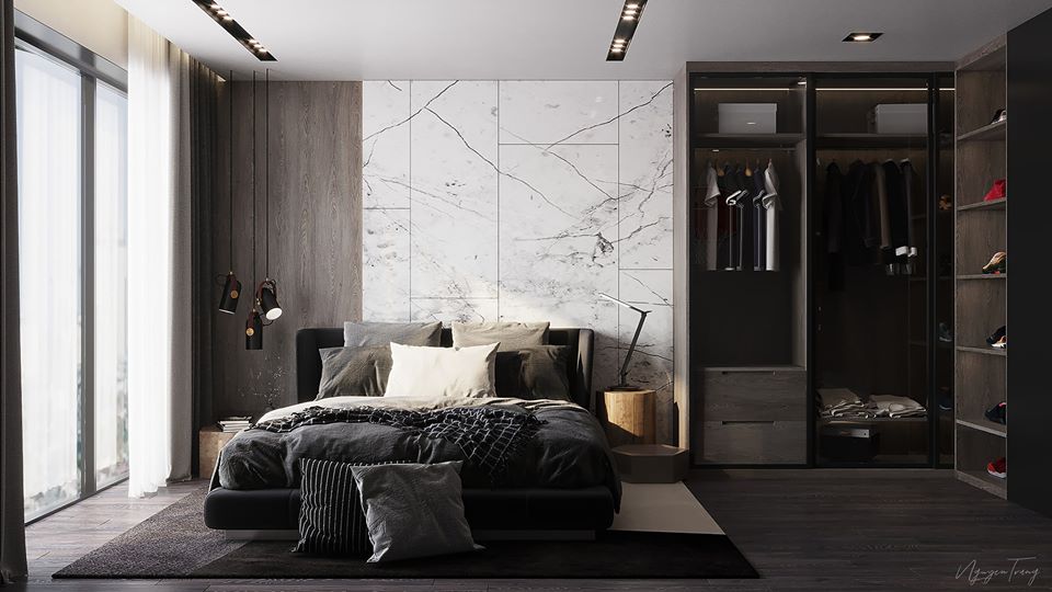 3D Interior Model Bed Room 0244 Scene 3dsmax