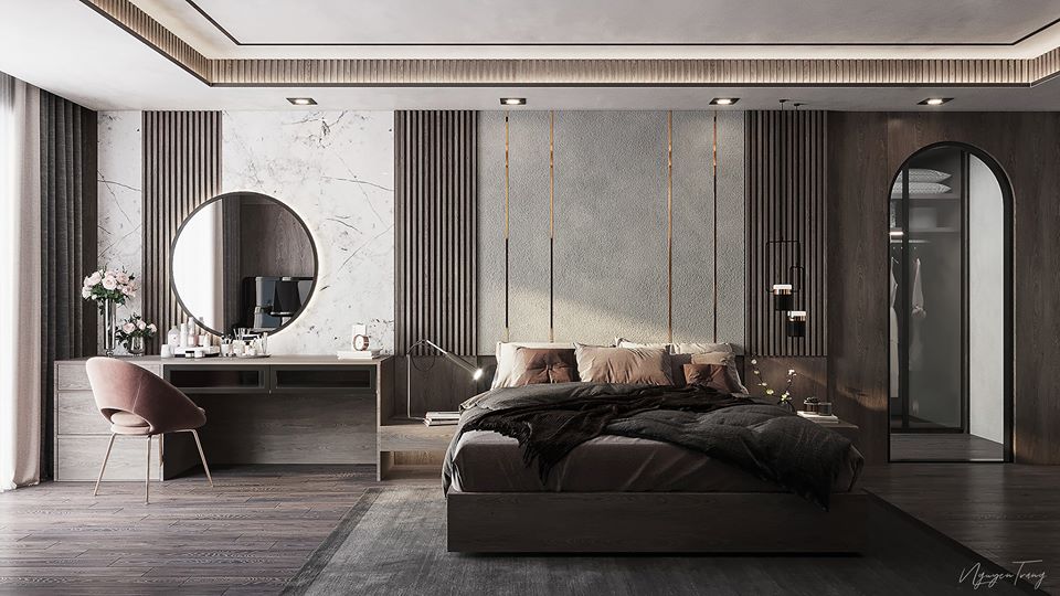 3D Interior Model Bed Room 0245 Scene 3dsmax