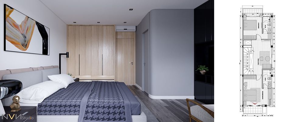 3D Interior Model Bed Room 0249 Scene 3dsmax