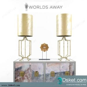 Free Download Table Lamp 3D Model 0246