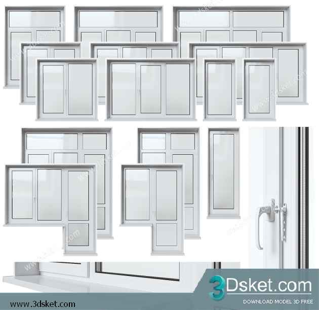 3D Model Doors Free Download 016