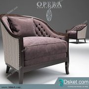 3D Model Arm Chair Free Download 542