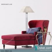 3D Model Arm Chair Free Download 546