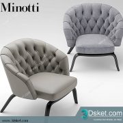 3D Model Arm Chair Free Download 548