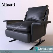 3D Model Arm Chair Free Download 551