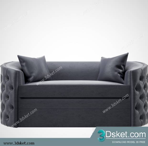 3D Model Arm Chair Free Download 552