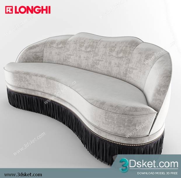 3D Model Arm Chair Free Download 556