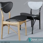3D Model Arm Chair Free Download 573