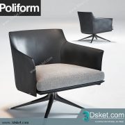 3D Model Arm Chair Free Download 576