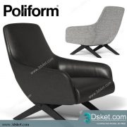3D Model Arm Chair Free Download 578