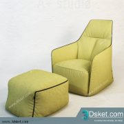 3D Model Arm Chair Free Download 582