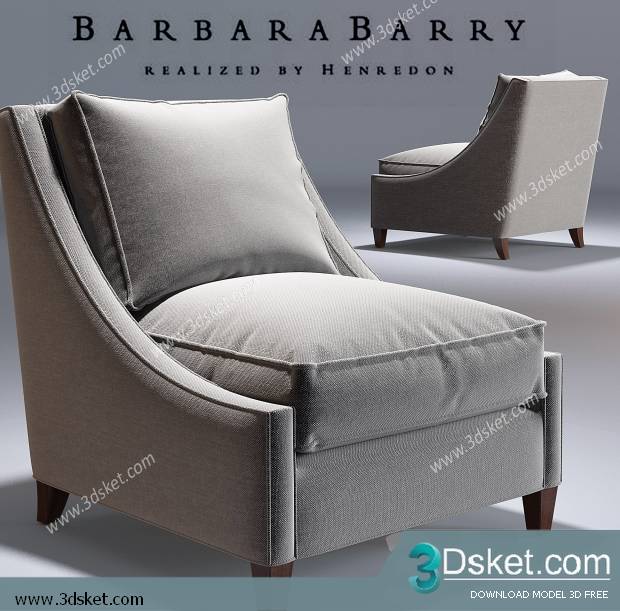 3D Model Arm Chair Free Download 593