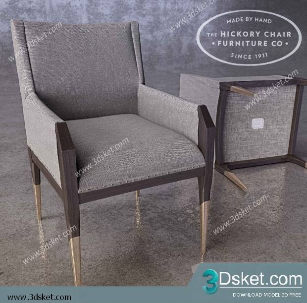 3D Model Arm Chair Free Download 620