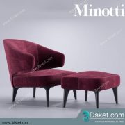 3D Model Arm Chair Free Download 621