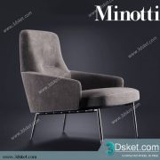 3D Model Arm Chair Free Download 626
