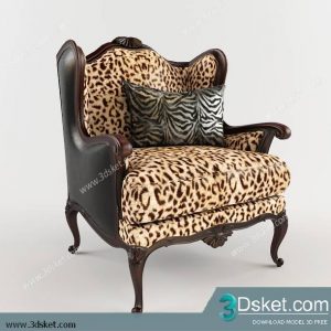 3D Model Arm Chair Free Download 632