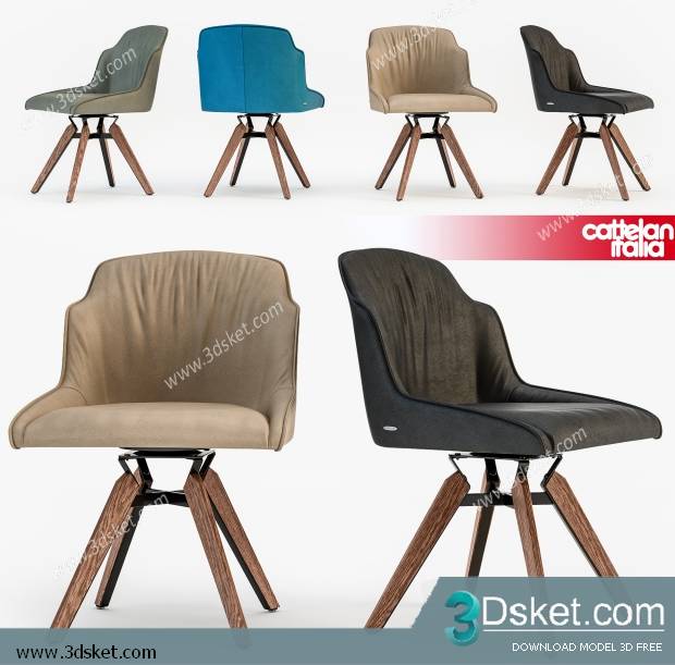 3D Model Arm Chair Free Download 638