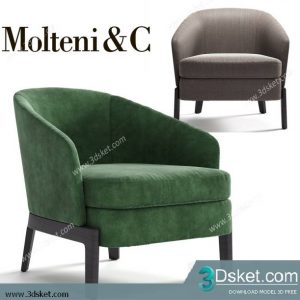 3D Model Arm Chair Free Download 646