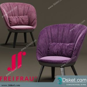 3D Model Arm Chair Free Download 653