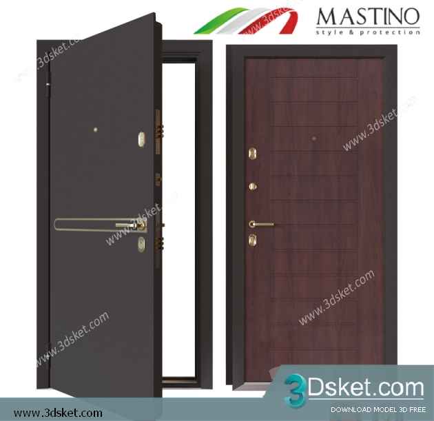 3D Model Doors Free Download 020