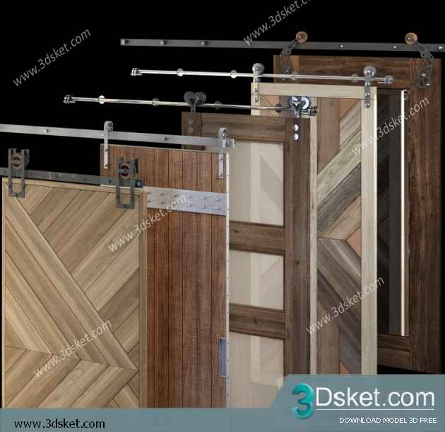 3D Model Doors Free Download 022