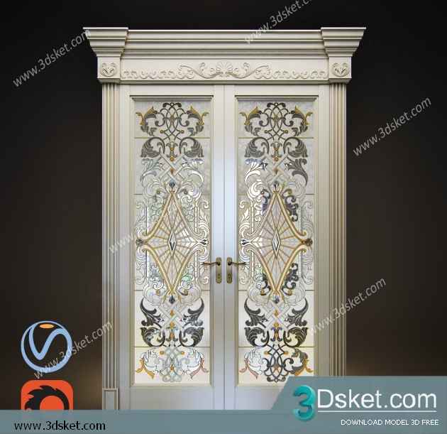 3D Model Doors Free Download 023